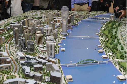 Figure 2. The Belgrade Waterfront project (model).