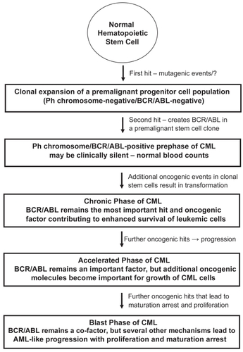 Figure 1 Evolution of CML with prephases—a proposed hypothesis.
