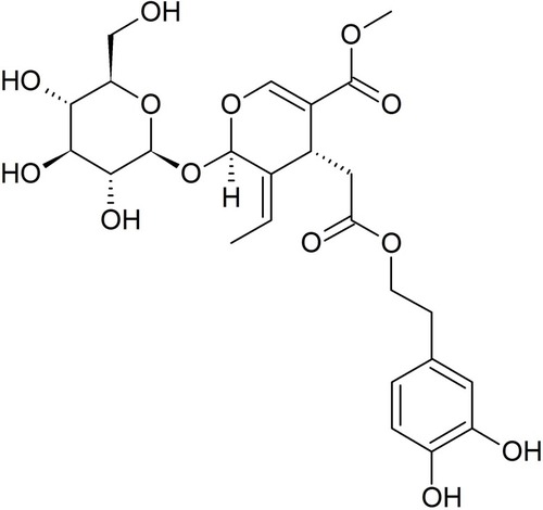 Figure 1 Chemical formula of oleuropein.