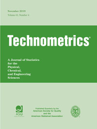Cover image for Technometrics, Volume 61, Issue 4, 2019