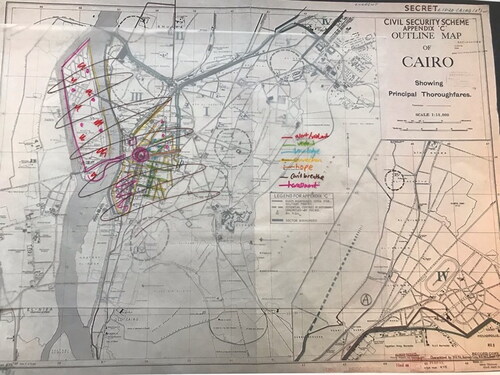 Figure 3. Salma’s map of Cairo