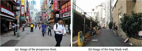 Figure 1. Example of the streetscape in Shibuya.