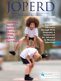 Cover image for Journal of Physical Education, Recreation & Dance, Volume 94, Issue 2, 2023