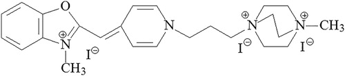 Figure 2. Chemical structure of PO-TEDM-1 dye.