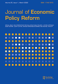 Cover image for Journal of Economic Policy Reform, Volume 25, Issue 1, 2022