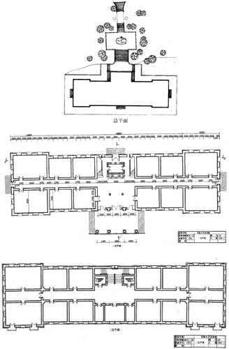 Figure 8. Plans of the Hui Ze Yuan.