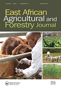 Cover image for East African Agricultural and Forestry Journal, Volume 2, Issue 1-2, 1936