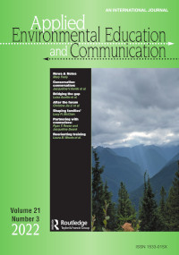 Cover image for Applied Environmental Education & Communication, Volume 21, Issue 3, 2022