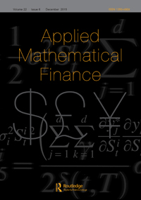 Cover image for Applied Mathematical Finance, Volume 22, Issue 6, 2015