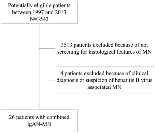 Figure 1. Flowchart of patient selection.