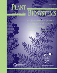Cover image for Plant Biosystems - An International Journal Dealing with all Aspects of Plant Biology, Volume 154, Issue 6, 2020
