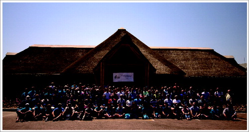 Figure 1. Group photo of all Delegates at PPTR 2014, in front of the Skukuza conference center.