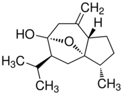 Figure 1. Chemical structure of curcumol.
