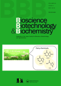 Cover image for Bioscience, Biotechnology, and Biochemistry, Volume 82, Issue 5, 2018