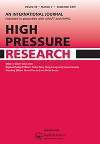 Cover image for High Pressure Research, Volume 39, Issue 3, 2019