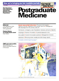 Cover image for Postgraduate Medicine, Volume 85, Issue 2, 1989