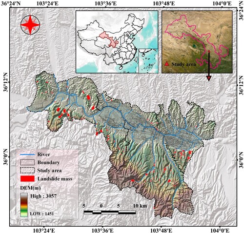 Figure 1. Experimental area.