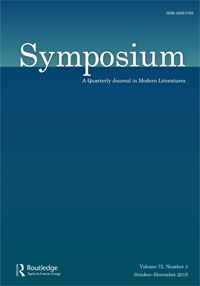 Cover image for Symposium: A Quarterly Journal in Modern Literatures, Volume 72, Issue 4, 2018