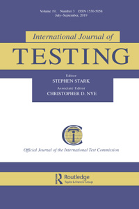 Cover image for International Journal of Testing, Volume 19, Issue 3, 2019