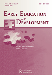 Cover image for Early Education and Development, Volume 32, Issue 1, 2021