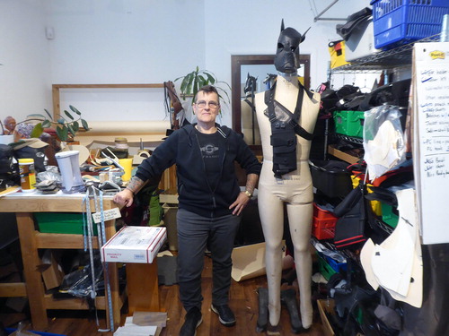 Fig 1 Skeeter photographed in her studio above the Mr. S store, just off Folsom street in San Francisco, June 2019. Photograph by author.