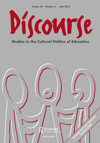 Cover image for Discourse: Studies in the Cultural Politics of Education, Volume 36, Issue 3, 2015