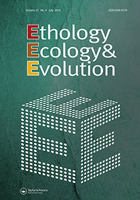 Cover image for Ethology Ecology & Evolution, Volume 31, Issue 4, 2019