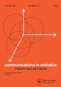Cover image for Communications in Statistics - Theory and Methods, Volume 49, Issue 13, 2020