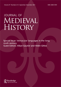 Cover image for Journal of Medieval History, Volume 47, Issue 4-5, 2021