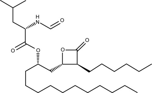 Figure 1 The chemical structure of orlistat.