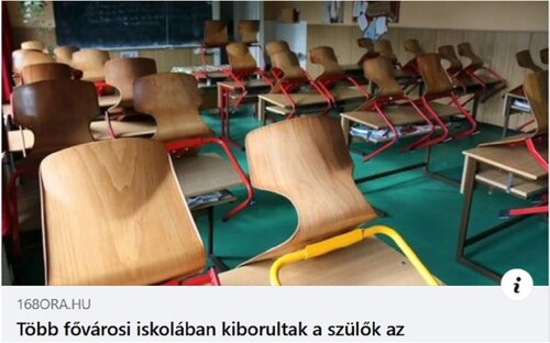 Figure 6. Photojournalistic style image of deserted classroom.