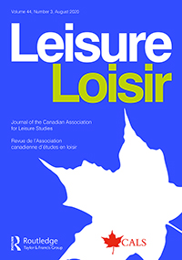 Cover image for Leisure/Loisir, Volume 44, Issue 3, 2020