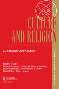 Cover image for Culture and Religion, Volume 18, Issue 1, 2017