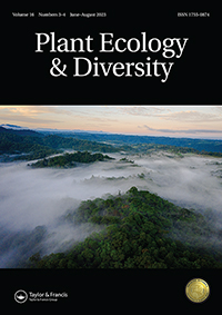 Cover image for Plant Ecology & Diversity, Volume 16, Issue 3-4, 2023
