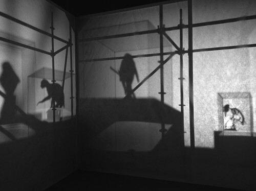 Figure 2. The shadow figures in the MoN. Photo © Johanna Turunen.
