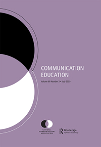 Cover image for Communication Education, Volume 69, Issue 3, 2020