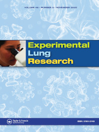 Cover image for Experimental Lung Research, Volume 46, Issue 9, 2020
