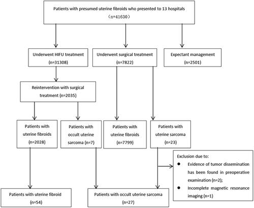 Figure 1. Flowchart of patient enrollment.