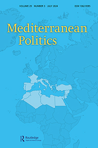 Cover image for Mediterranean Politics, Volume 29, Issue 3, 2024