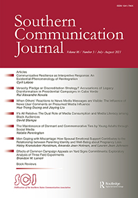 Cover image for Southern Communication Journal, Volume 86, Issue 3, 2021
