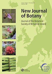 Cover image for New Journal of Botany, Volume 5, Issue 3, 2015