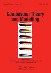 Cover image for Combustion Theory and Modelling, Volume 20, Issue 1, 2016