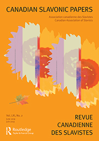 Cover image for Canadian Slavonic Papers, Volume 61, Issue 2, 2019