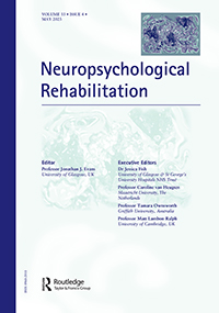 Cover image for Neuropsychological Rehabilitation, Volume 33, Issue 4, 2023