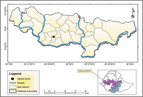 Figure 1. Location map of the study area