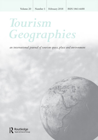 Cover image for Tourism Geographies, Volume 20, Issue 1, 2018