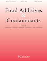 Cover image for Food Additives & Contaminants: Part A, Volume 32, Issue 2, 2015