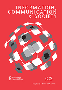 Cover image for Information, Communication & Society, Volume 22, Issue 14, 2019