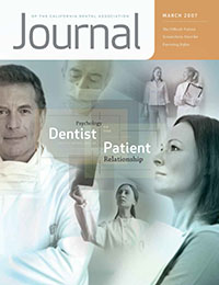 Cover image for Journal of the California Dental Association, Volume 35, Issue 3, 2007