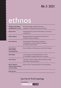 Cover image for Ethnos, Volume 86, Issue 5, 2021